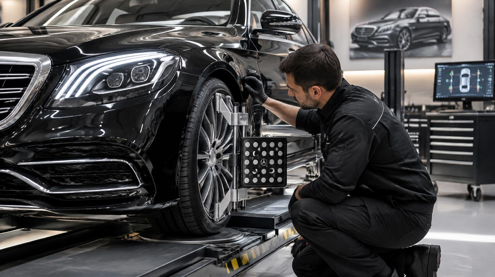 luxury car wheel alignment